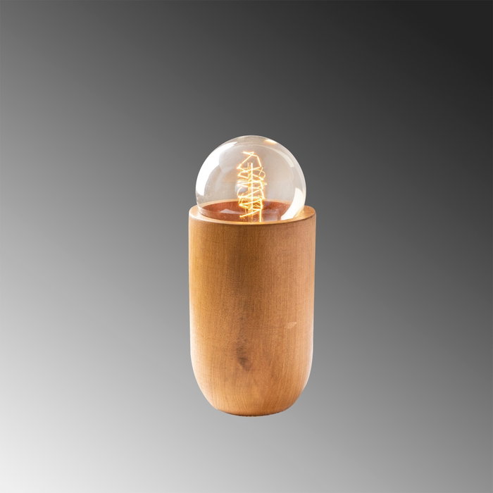 Opviq Kavuk - NT - 133 Lámpara de sobremesa de madera